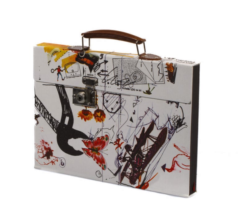JEAN TINGUELY (1925-1991) - Valise Méta- matic,1974 - Livre objet-valise (Méta-…