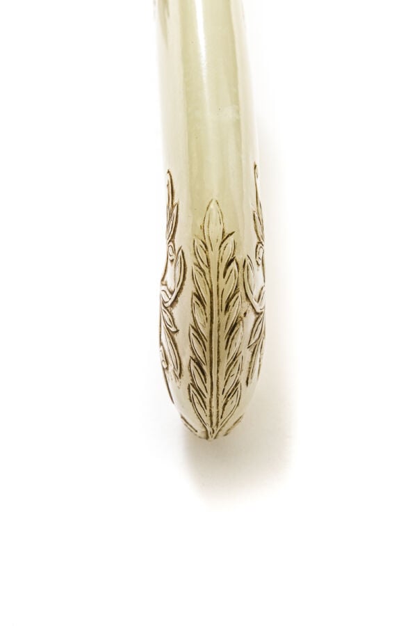 KHANJAR MOGHOL - Acier damasquiné d'or, jade, acier gravé - Inde, XVIIIe siècle…
