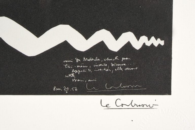 LE CORBUSIER (1887-1965), d'après - Le Modulor - Lithographie en couleurs - Sig…