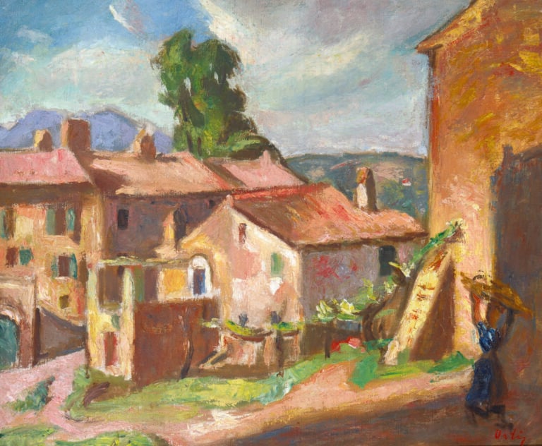 MANUEL ORTIZ DE ZARATE (1886-1946) - Paysage - Huile sur toile, signée en bas à…