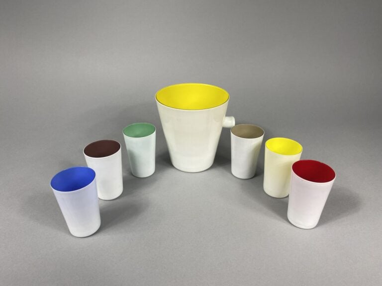 NASON MORETTI (XXe siècle) pour MURANO - Ensemble de table en verre soufflé pol…