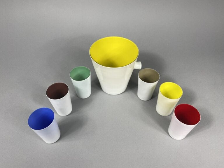 NASON MORETTI (XXe siècle) pour MURANO - Ensemble de table en verre soufflé pol…