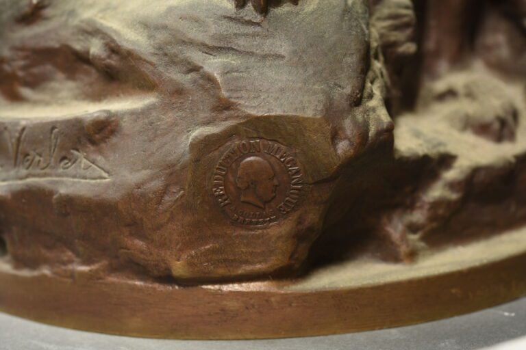 Raoul VERLET (1857-1923) - La douleur d'Orphée - Epreuve en bronze à patine bru…