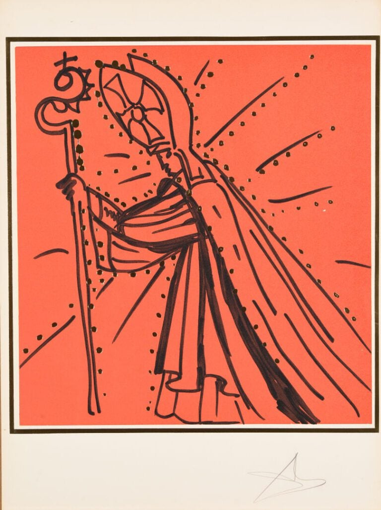 Salvador DALI (1904-1989) - Les douze Apôtres - Suite complète des 12 lithograp…