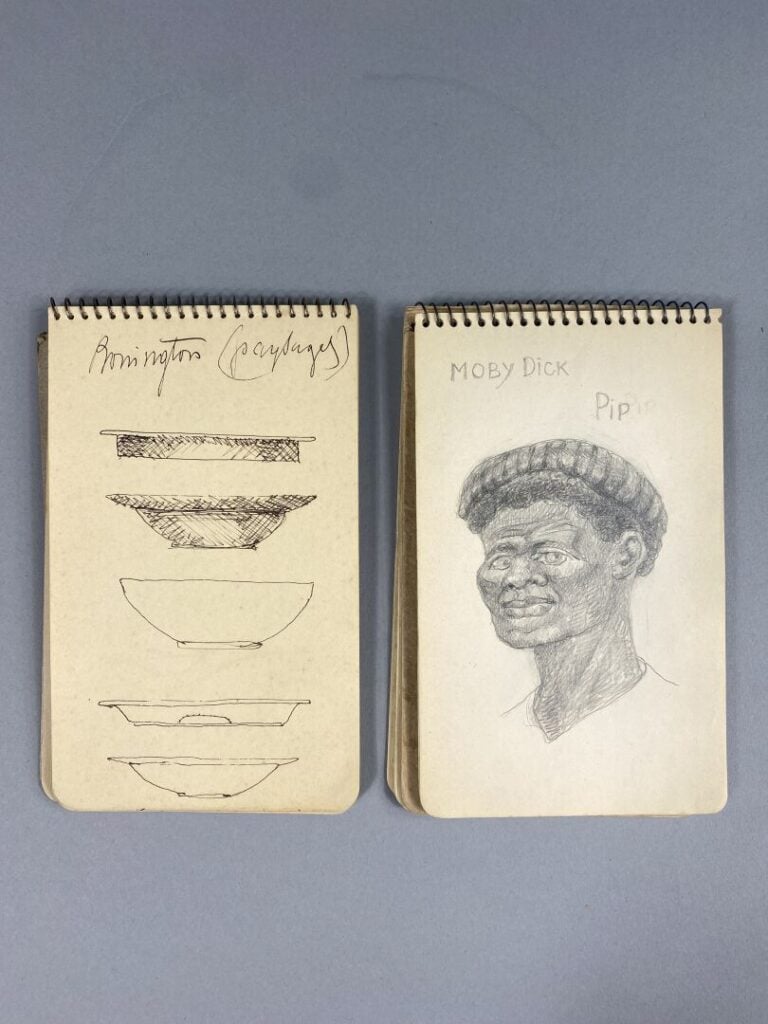 Séraphin Nikolaevich SOUDBININE (1870-1944) - Carnet de dessins au crayon, dédi…