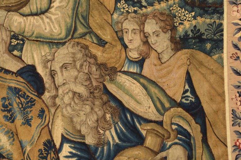 Tapisserie " Cléopâtre tente de gagner Auguste par ses dons ou La Représentatio…