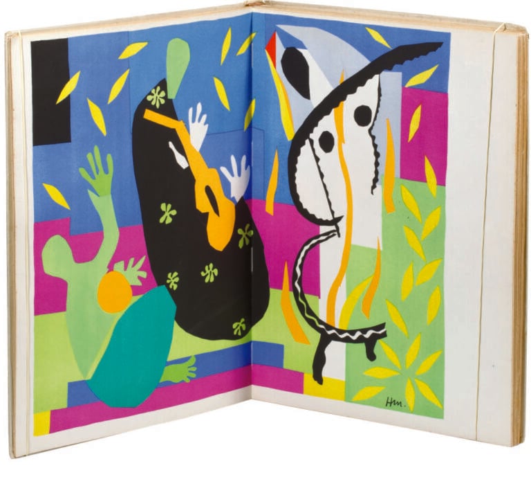 VERVE no 27/28 (vol. VII), Paris, 1953, in folio, cartonnage d 'éditeur illustr…