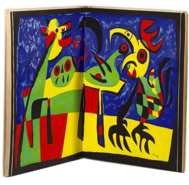 VERVE no 27/28 (vol. VII), Paris, 1953, in folio, cartonnage d 'éditeur illustr…