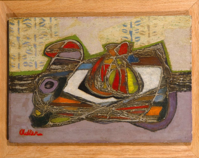 YANKEL ADLER (1895-1949) - Nature morte - Huile sur isorel, signée en bas à gau…