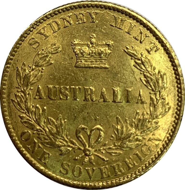 Australie - Victoria (1901) - Souverain - A : Tête nue. A gauche de la reine Vi…
