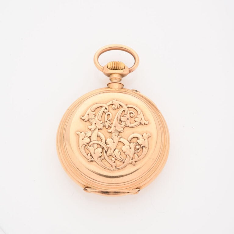 Charles BRISEBARD à Besançon - Montre de gousset en or jaune (750), boîtier chi…