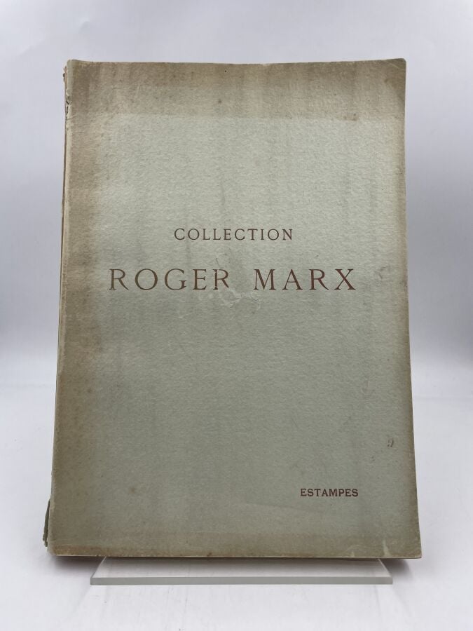 Collection Roger Marx - 2 volumes: - 1- Tableaux, pastels, dessins, aquarelles,…