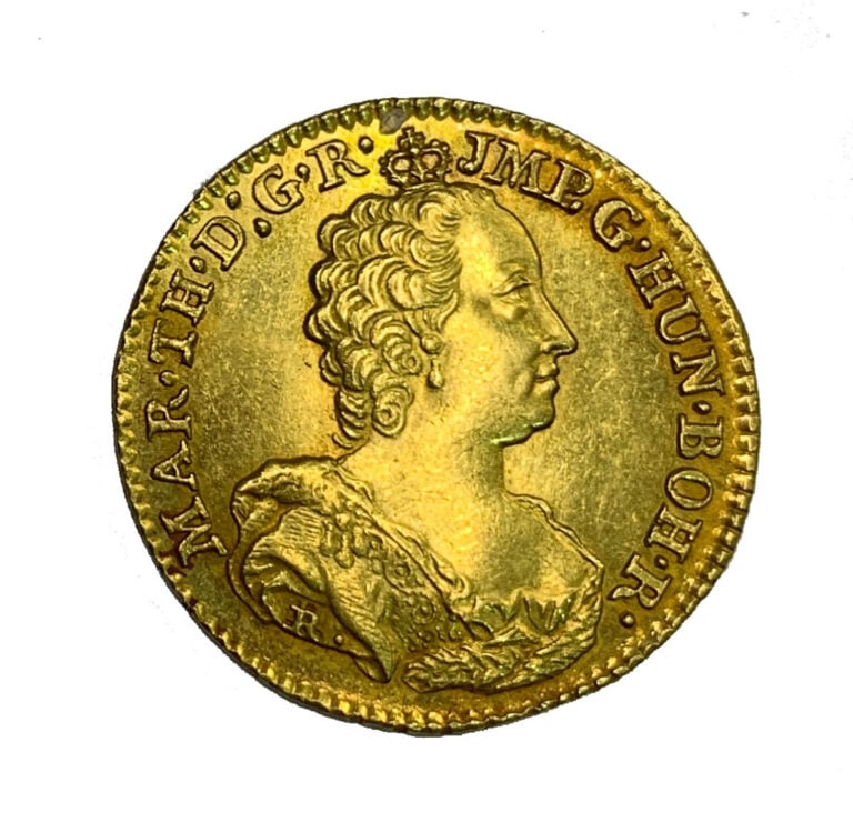 Duché de Brabant - Marie-Thérèse (1740-1780) - Souverain d'Or 1756 - A : Buste…