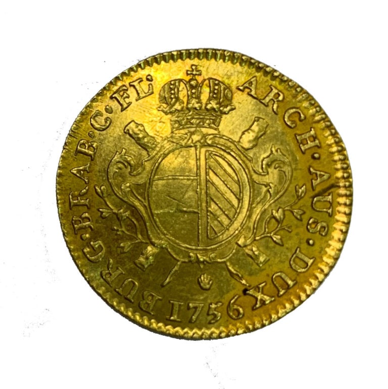 Duché de Brabant - Marie-Thérèse (1740-1780) - Souverain d'Or 1756 - A : Buste…
