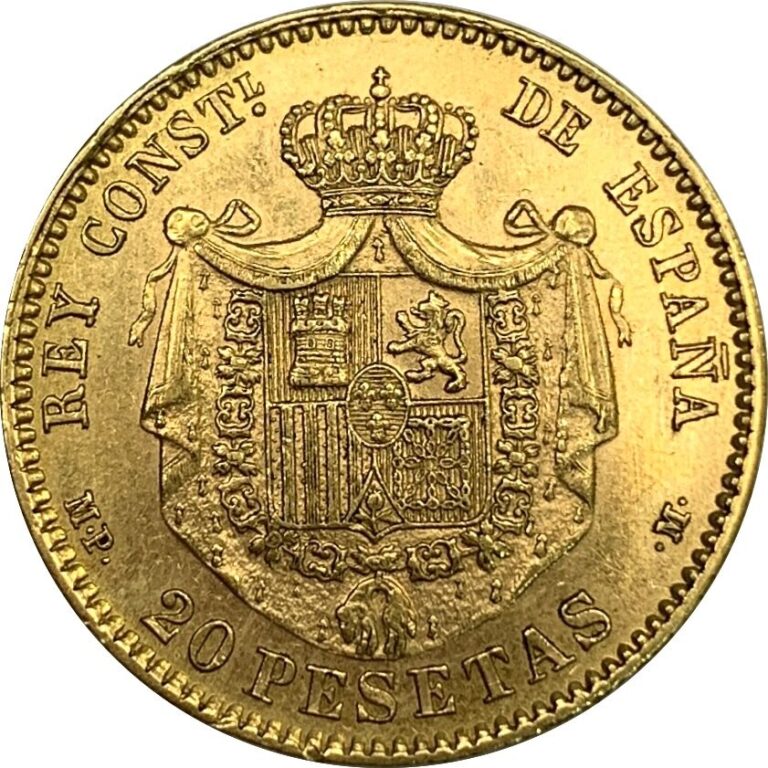 Espagne - Alfonso XIII (1886-1931) - 20 Pesetas 1890 - A : Buste enfantin de Al…