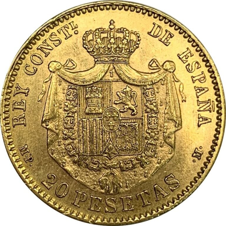 Espagne - Alfonso XIII (1886-1931) - 20 Pesetas 1890 - A : Buste enfantin de Al…