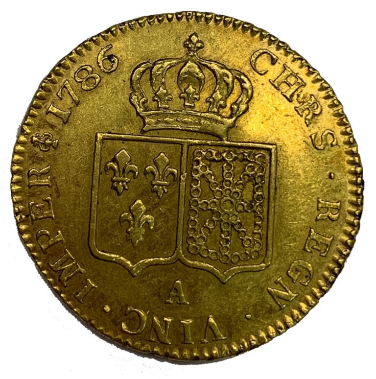 France - Louis XVI (1774-1793) - Double Louis aux Ecus accolés 1786 A (Paris) -…