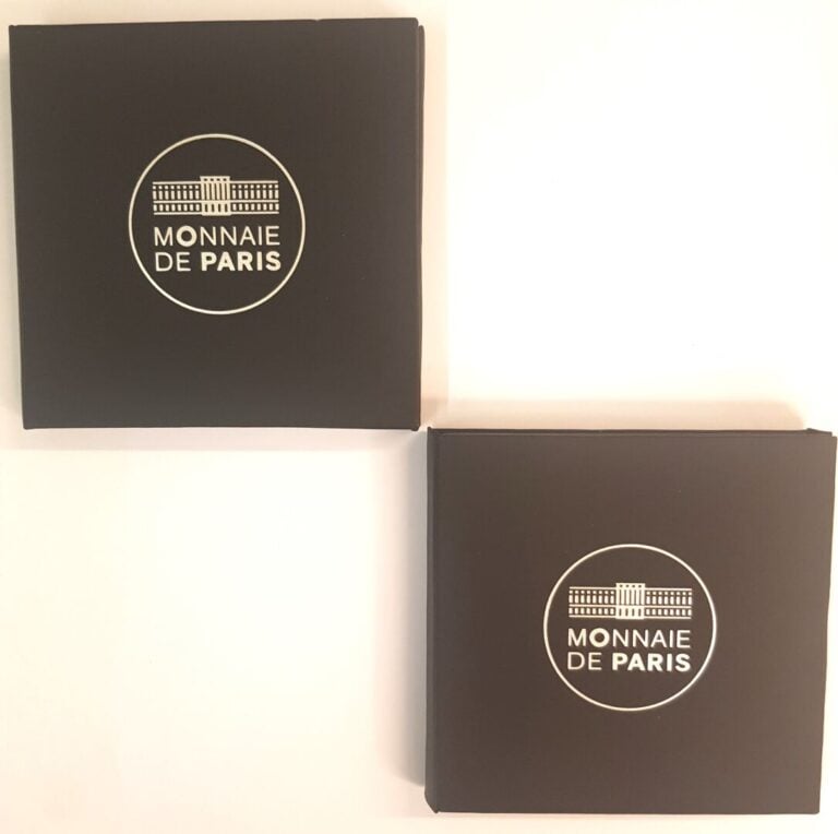France - Monnaie de Paris - Lot de deux monnaies comprenant : - - Une 100 Euros…