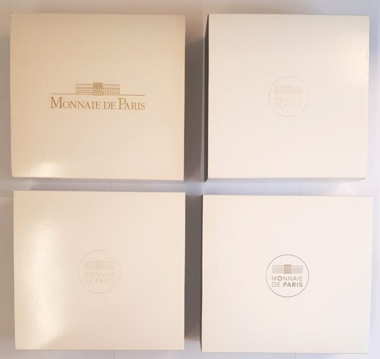 France - Monnaie de Paris - Lot de quatre séries BE France comprenant les année…