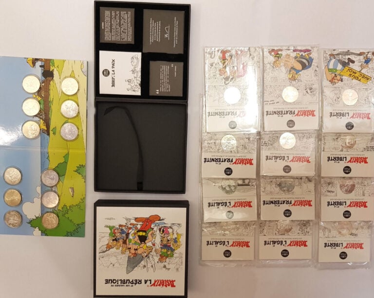 France - Monnaie de Paris - Série Astérix - Lot de comprenant : - - Vingt quatr…