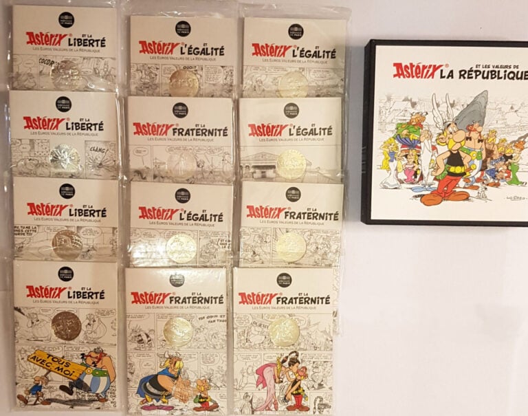 France - Monnaie de Paris - Série Astérix - Lot de comprenant : - - Vingt quatr…