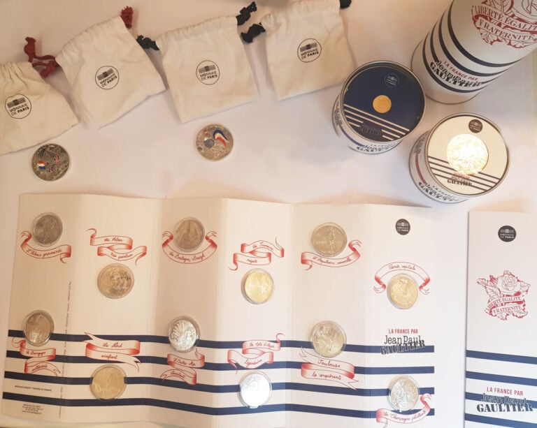 France - Monnaie de Paris - Série Jean-Paul Gaultier 2017 - Lot de comprenant :…
