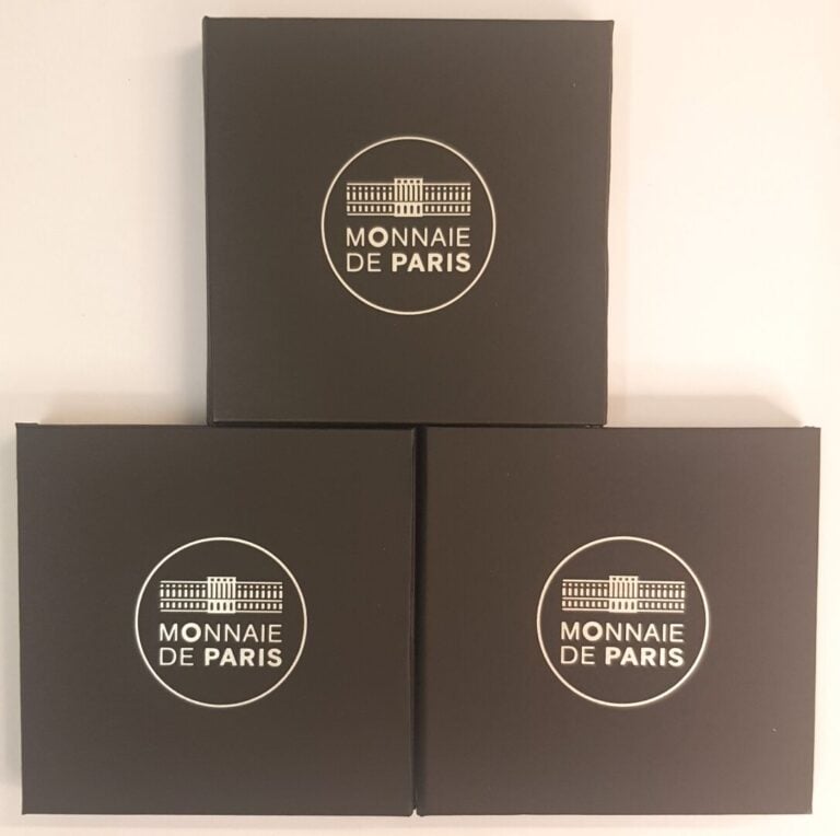 France - Monnaie de Paris - Série Marianne - Lot de trois monnaies de 250 Euros…