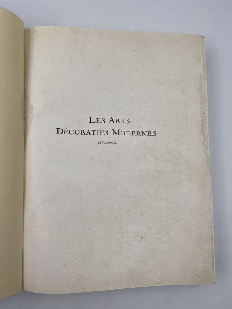 Gaston QUÉNIOUX, Les arts décoratifs modernes (France), Librairie Larousse, Par…