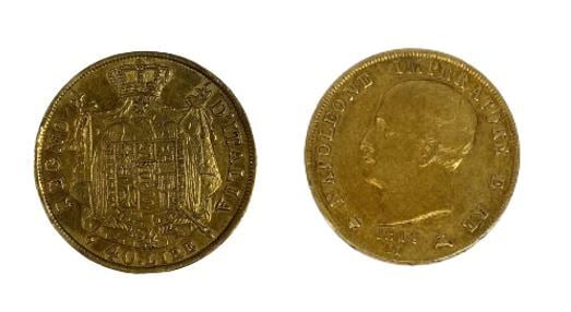 Italie - Napoléon Ier (1804-1814) - 40 Lire 1814 M (Milan) - A : Tête nue à gau…