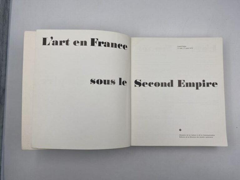 L'art en France sous le Second Empire, Grand Palais, Paris, 11 mai- 13 août 197…
