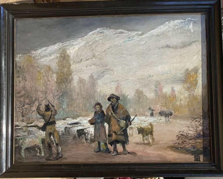 La transhumance - 50 x 64 cm