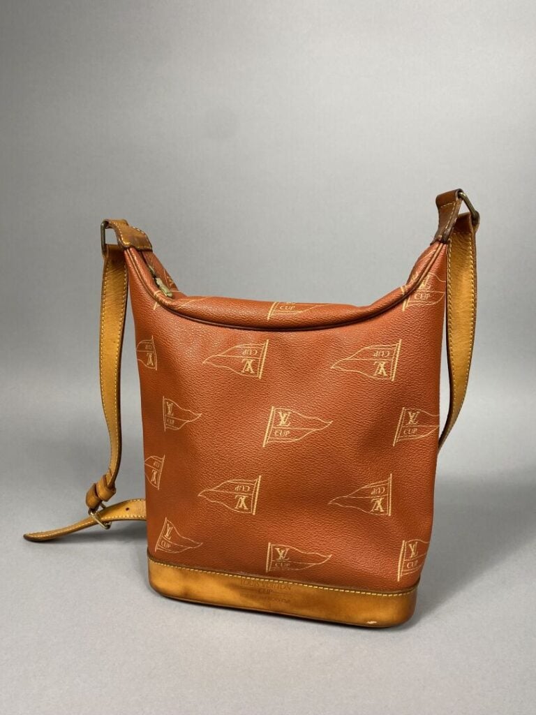 Louis VUITTON - Année 1995 - Sac en édition limitée LV Cup, « Le Touquet » en t…