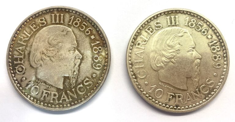 Monaco - Rainier III (1949-2005) - Lot de deux 10 Francs Commémoratives de Char…