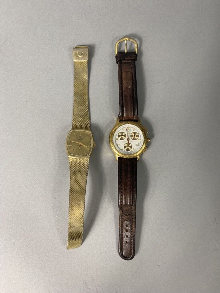 OMEGA Seamaster Antimagnetic et FESTINA - Lot de deux montres bracelets d'homme…