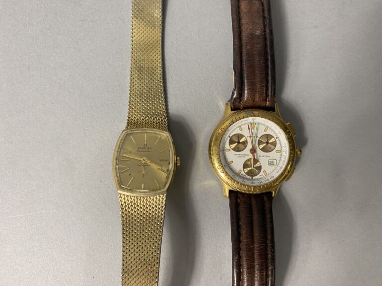 OMEGA Seamaster Antimagnetic et FESTINA - Lot de deux montres bracelets d'homme…