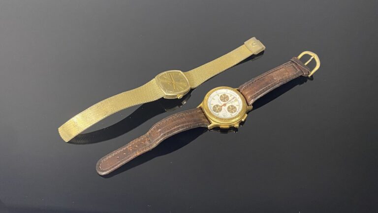 OMEGA Seamaster Antimagnetic et FESTINA - Lot de deux montres bracelets d'homme…