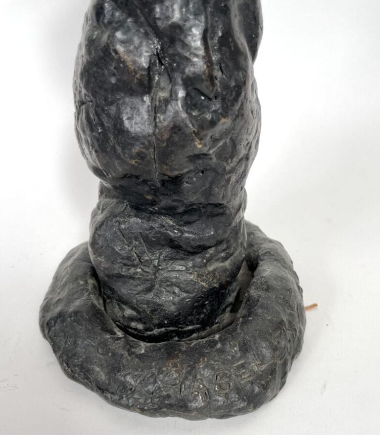 Pablo SCHABELSKY (1914-) - Composition - Bronze à patine noire, signé et daté 7…