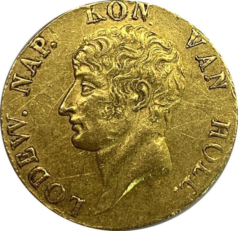 Pays - Bas - Louis Napoléon Ier (1806-1810) - Ducat 1809 2ème type - A : Tête n…