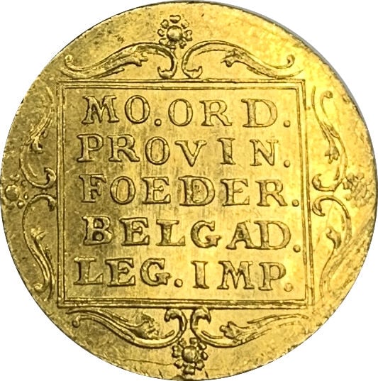 Pays-Bas- Willem Ier - 1 Ducat 1814 - A : Inscriptions en cinq lignes - R : Che…