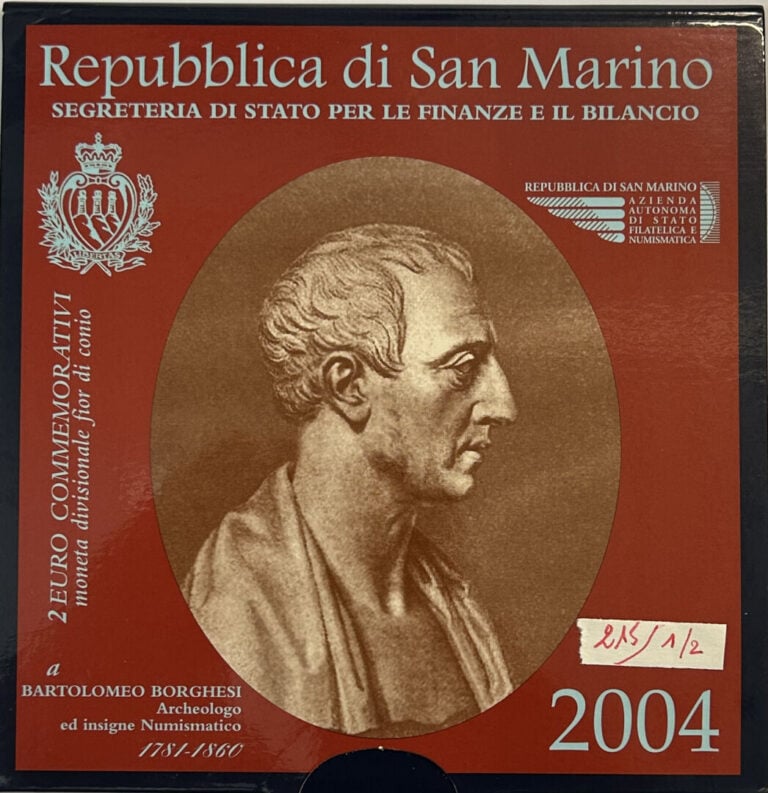 Saint-Marin - Euros - 2 Euros 2004 commémorative de Bartholomeo borghesi - Etat…