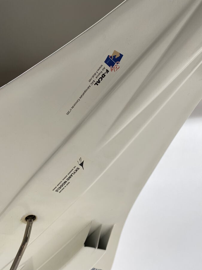 BAC Aérospatiale Concorde Air France F-BVFA au 1/50ème en résine peinte réalisé…