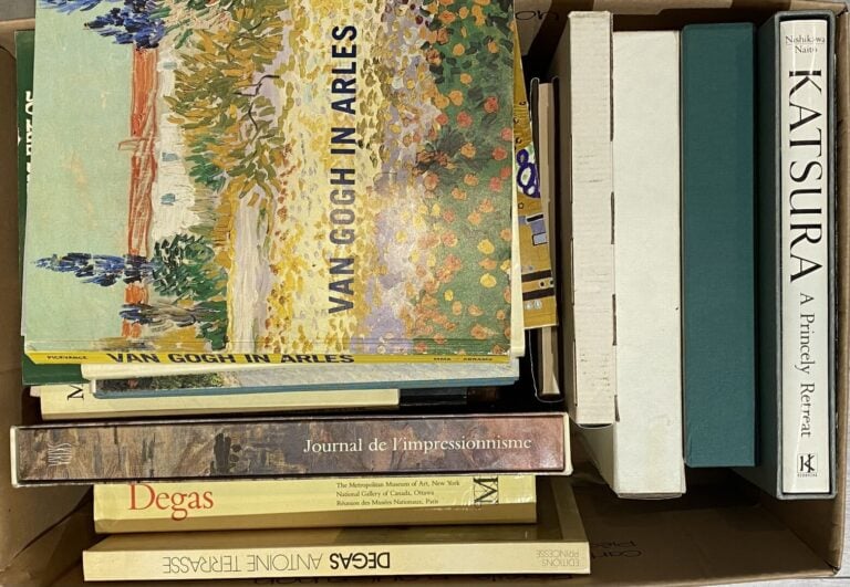 Cartons de livres d'art