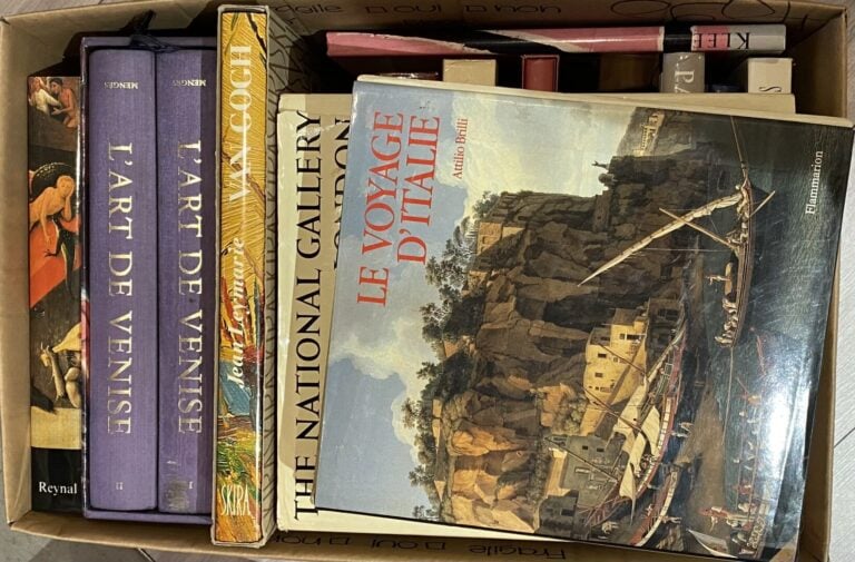 Cartons de livres d'art