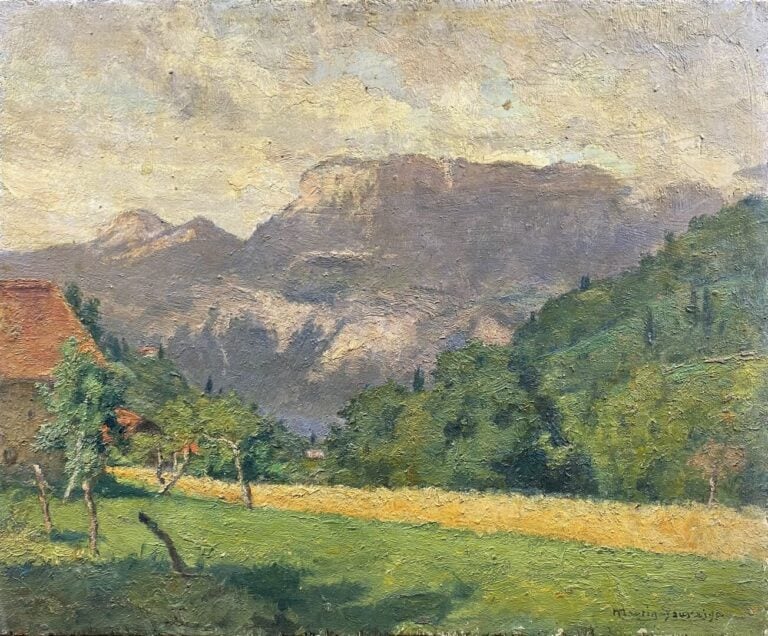 Charles MARTIN-SAUVAIGO (1881-1970) - Le Massif de la Grande Chartreuse, 1956 -…
