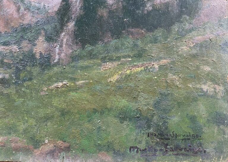 Charles MARTIN-SAUVAIGO (1881-1970) - Massif du Plat de la Selle (Isère), 1949…