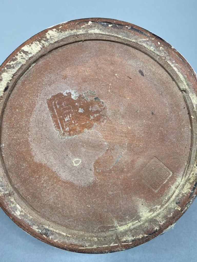 Chine - Vase à panse renflée et petit col droit en grès émaillé dans les tons b…