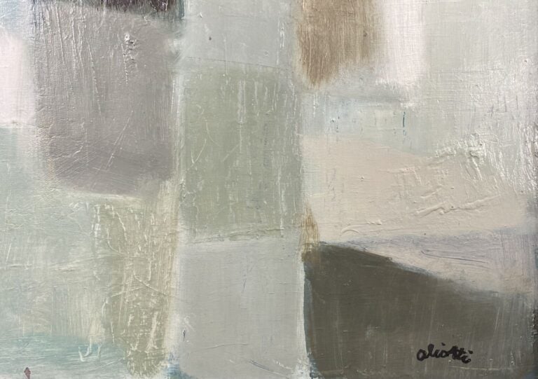 Claude ALIOTTI (1925-1989) - Composition - Huile sur toile - Signée en bas à dr…