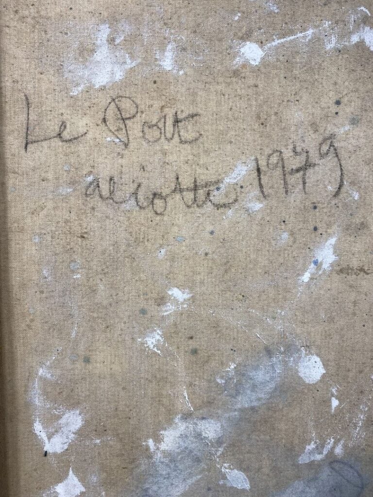 Claude ALIOTTI (1925-1989) - Le port - Huile sur toile - Signée en bas à droite…