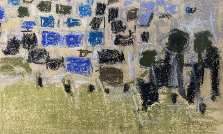 Claude ALIOTTI (1925-1989) - Paysage - Technique mixte - Signée et datée 94 en…