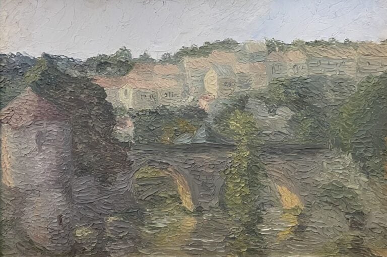 Ecole de la fin du XIXe-début du XXe siècle - Ensemble d'environ 15 tableaux co…